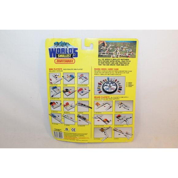 Matchbox World's Smallest Bank Mini Car Town Playset #2 Ford Nissan Porsche Rare - Picture 3 of 3